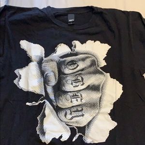 Obey print vintage T-shirt L